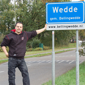 Ortsschild Gemeinde Bellingwedde - Niederlande